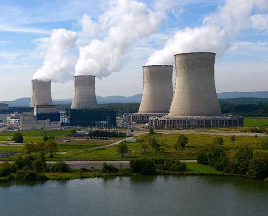 La centrale nucléaire de Cattenom, Moselle, 57